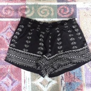Black & White Shorts
